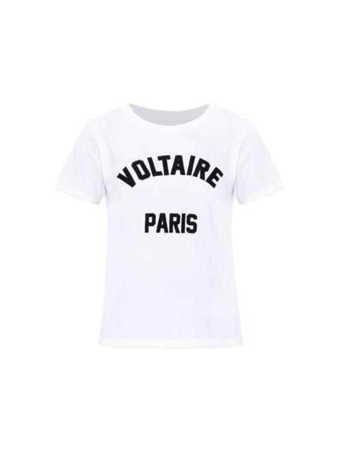 Zadig & Voltaire logo-embroidered t-shirt