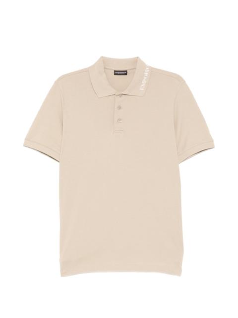 EMPORIO ARMANI logo polo shirt