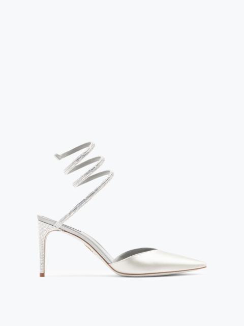 RENE CAOVILLA Cleo Grey Pump 80