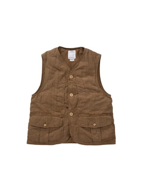 visvim GUSTO DOWN VEST LT.BROWN