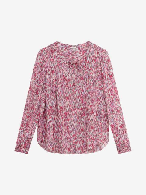 Isabel Marant Étoile DAYTONEA PRINTED BLOUSE