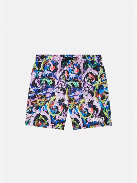 VERSACE Baroccoflage Print Swim Shorts