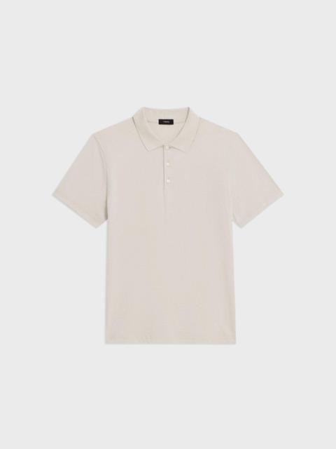 Theory Bron Polo Shirt in Cosmos Slub Cotton