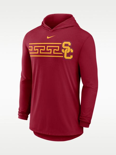 Nike USC Primetime Pattern Men's Nike Dri-FIT College Long-Sleeve Hooded T-Shirt