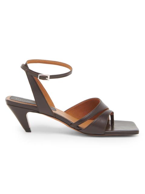Stella McCartney Women's Spur 50MM Kitten Heel Sandals - Brown