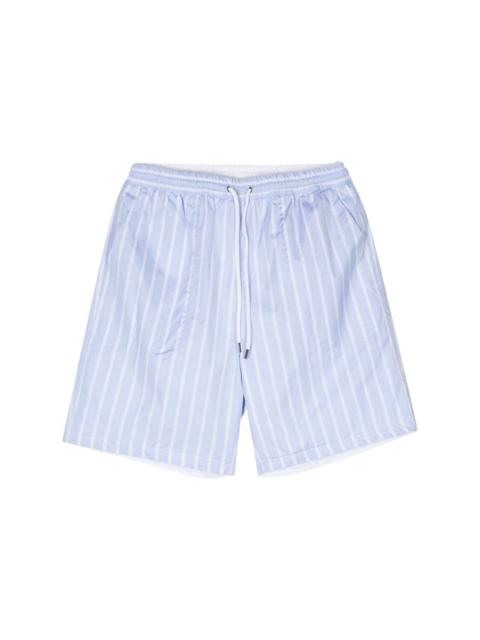 Aspesi stripe-pattern cotton shorts