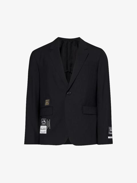 UNDERCOVER Notched-lapel wool blazer
