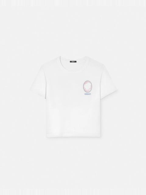 VERSACE Cameo Logo Slim-Fit T-Shirt