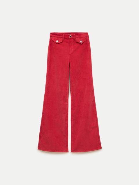 J.CREW Wide-leg trouser in stretch corduroy