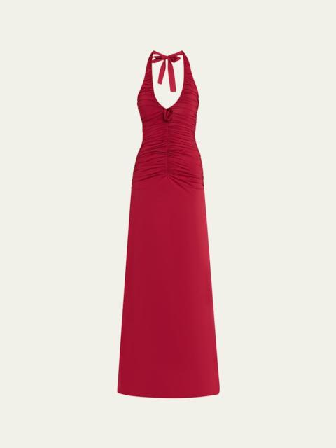 MAYGEL CORONEL Roman Halter Maxi Dress