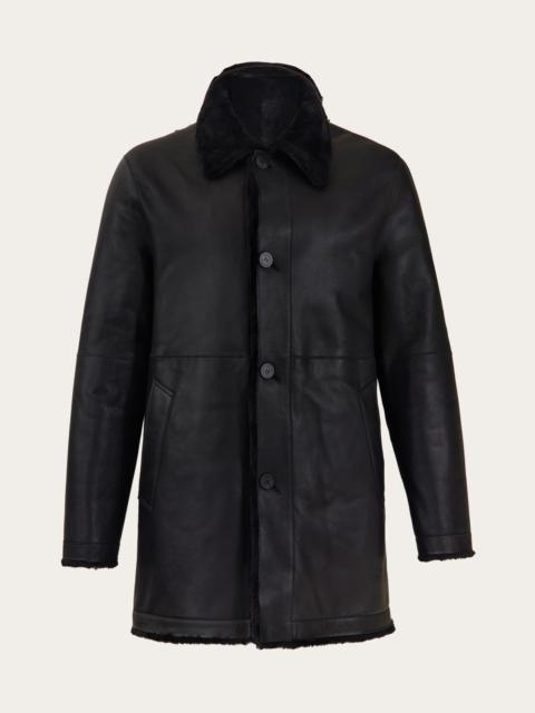 Shearling merino coat