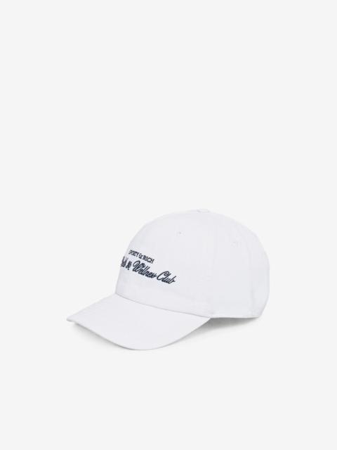 Sporty & Rich H&W Club Hat embroidered-logo baseball cap