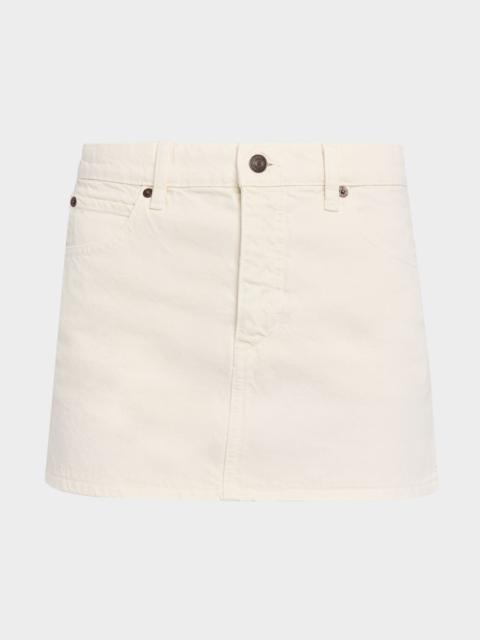 FRAME The Denim Mini Skirt