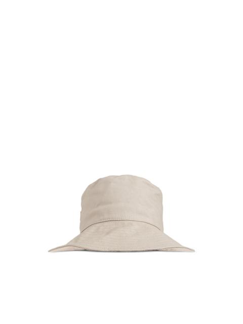 EMPORIO ARMANI logo-plaque sun hat