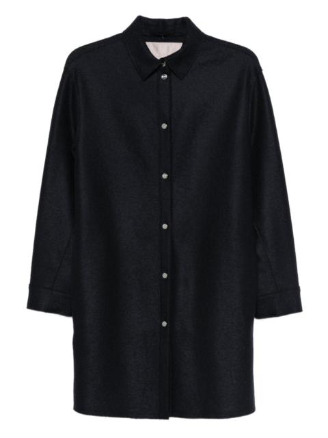 Herno button-front wool shirt