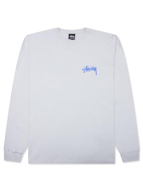 Stüssy BEAT CRAZY L/S TEE - FOG