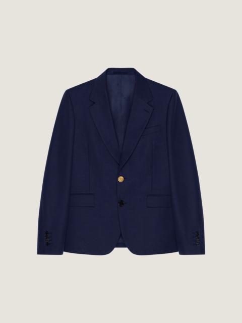 Givenchy SINGLE-BREASTED BLAZER IN WOOL AND MOHAIR
