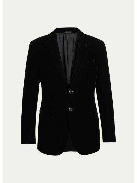 GIORGIO ARMANI Men's Seersucker Single-Breasted Sport Coat