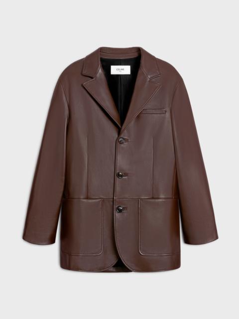 CELINE tailored jacket IN soft lambskin