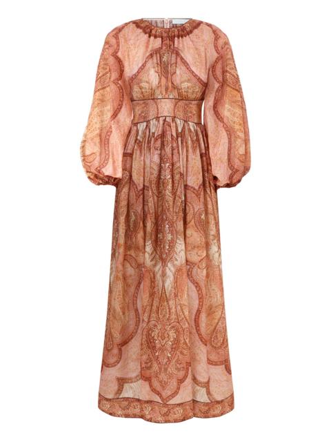 Zimmermann WANDERLUST LONG SLEEVE MIDI