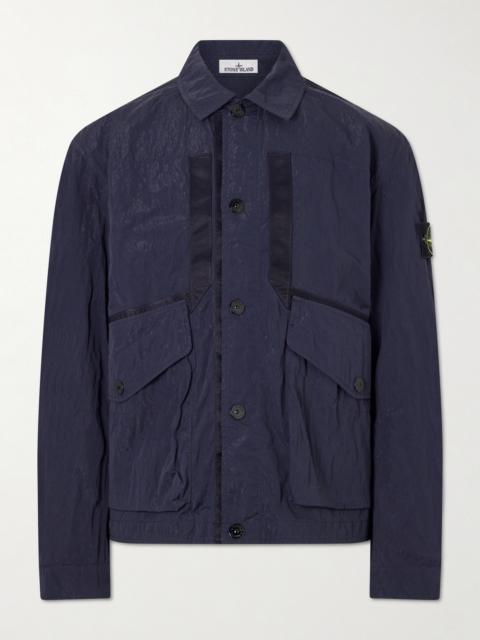 Stone Island Garment-Dyed Waxed Warp Rib Nylon-TC Jacket