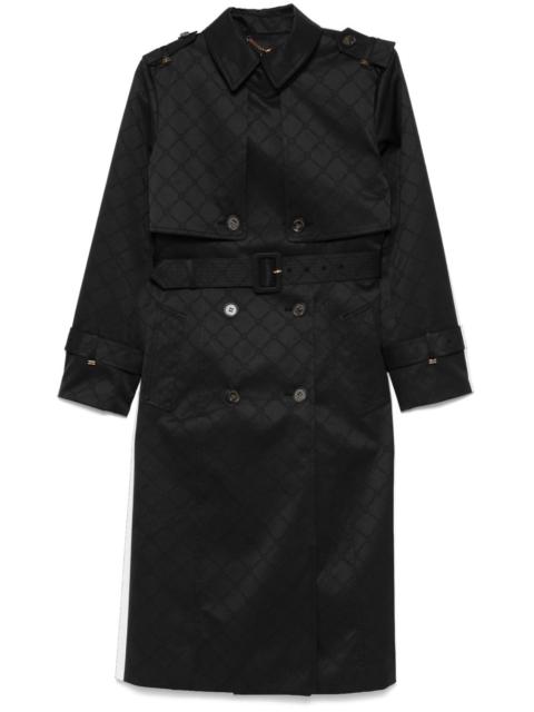ELISABETTA FRANCHI jacquard trench coat