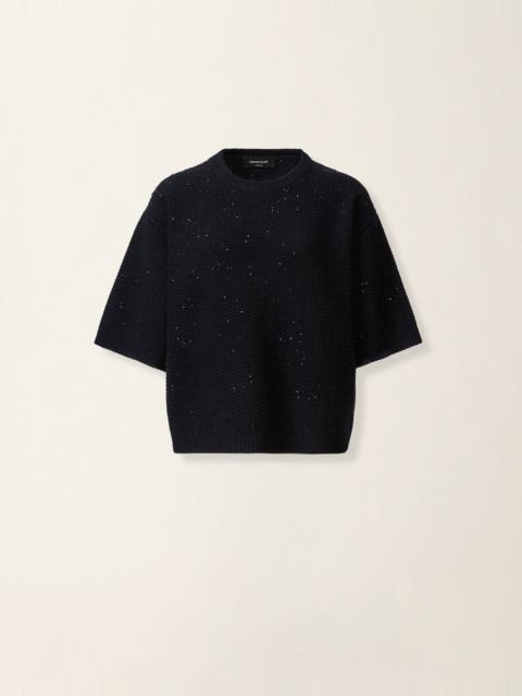 FABIANA FILIPPI Platinum sequin sweater