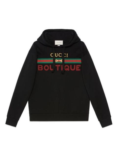 GUCCI Gucci Boutique print sweatshirt