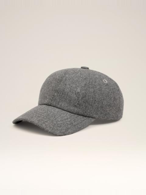AMI Paris GREY COTTON EMBOSSED AMI DE COEUR CAP