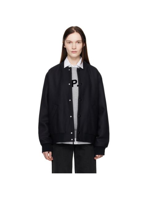 A.P.C. Navy Becca Jacket | REVERSIBLE