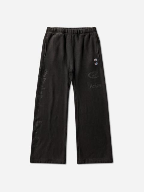 Champion Aries Colonna Straight Sweatpants Black