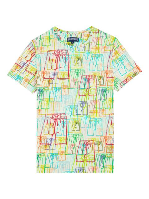Vilebrequin Men Cotton T-shirt Multicolore Vilebrequin