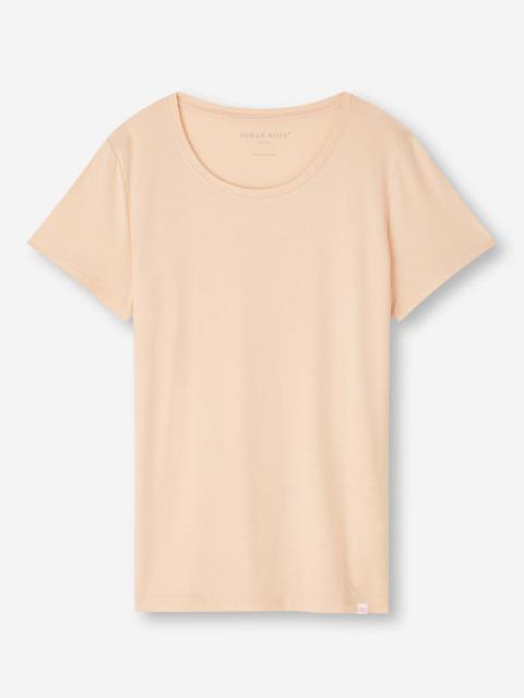 Derek Rose Women's T-Shirt Lara Micro Modal Stretch Cream