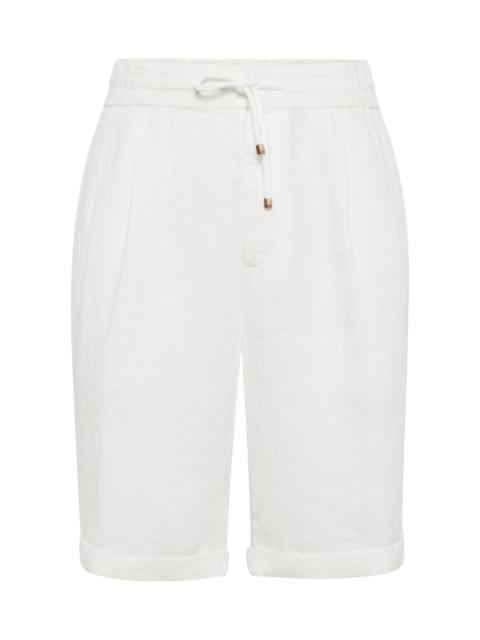 Brunello Cucinelli Linen bermuda shorts