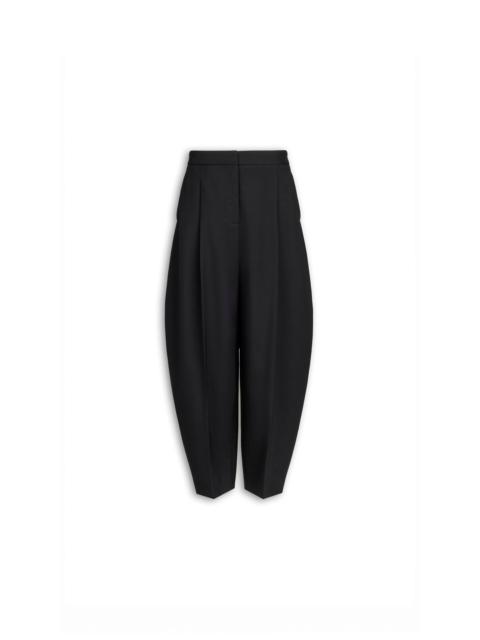 Alaïa WOOL GABARDINE ROUND PANTS