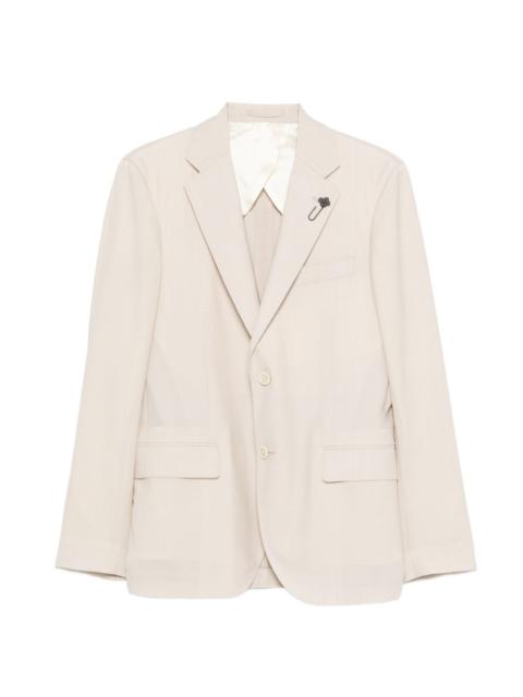 LARDINI notched-lapel suit