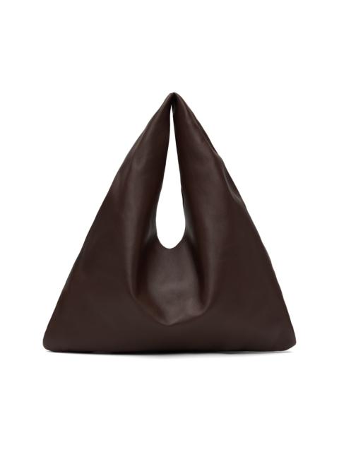 The Row Brown Small Bindle Tote
