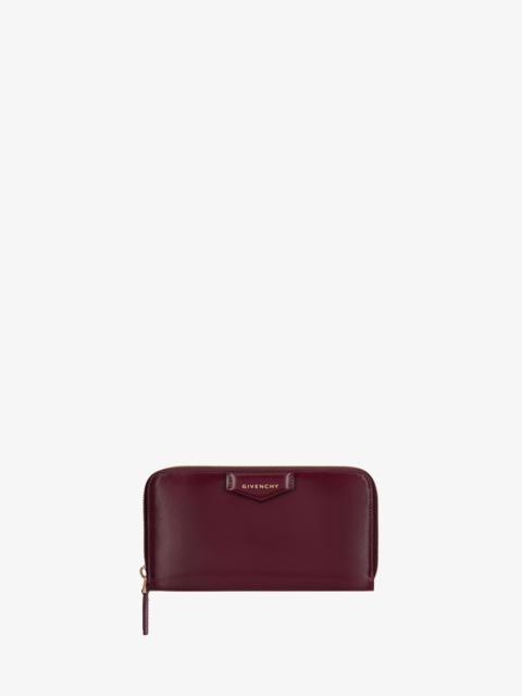 Givenchy ANTIGONA ZIPPED WALLET IN BOX LEATHER