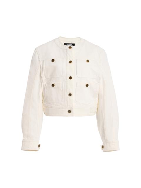 Balmain Denim Jacket off-white