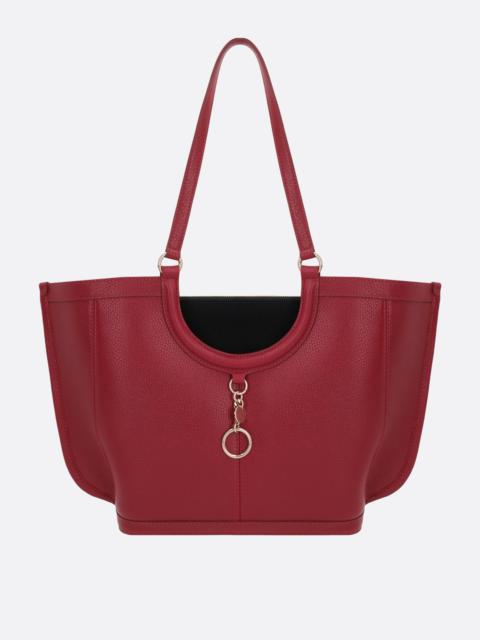 See by Chloé MARA SUEDE AND GRAINY LEATHER SHOPPING BAG