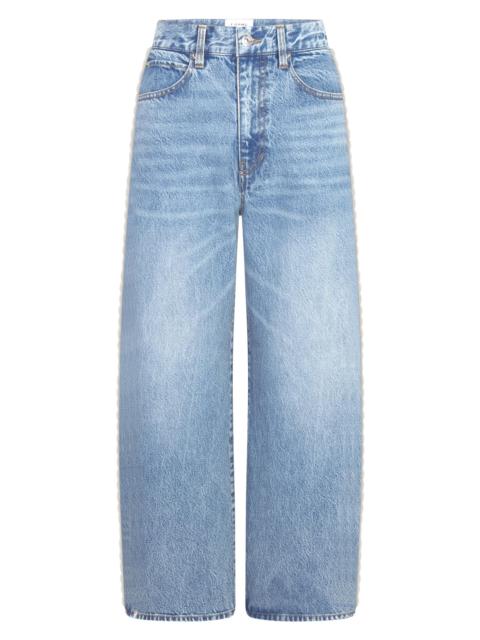 FRAME Women's The Crochet Bow Crop Jeans - Aura