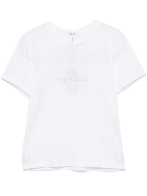 rag & bone logo-stud T-shirt