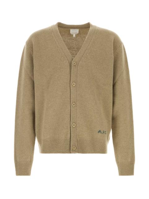 A.P.C. A.P.C. Wool Cardigan — Beige