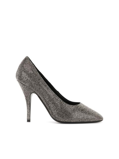 FERRAGAMO crystal-embellished pumps
