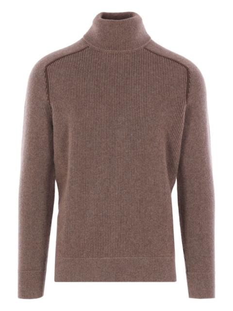 ZEGNA ribbed turtleneck sweater