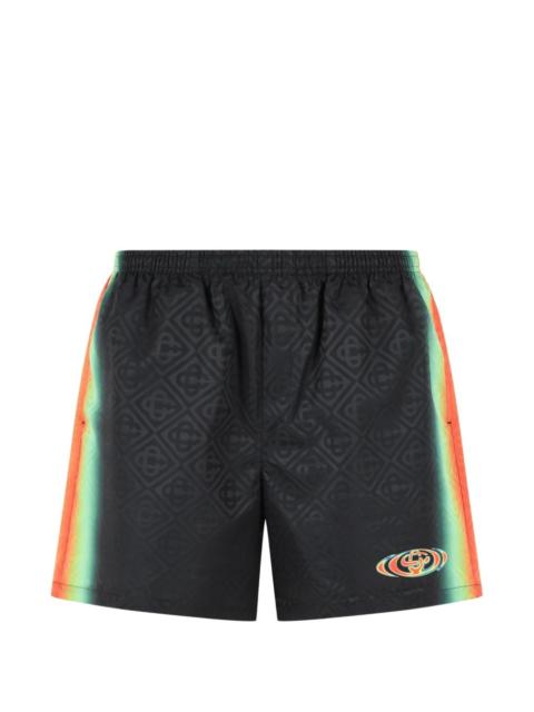 CASABLANCA monogram tonal-pattern swimming shorts