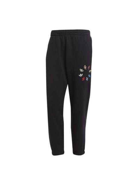 adidas Adicolor Shattered Trefoil Sweat Pants 'Black' H37730