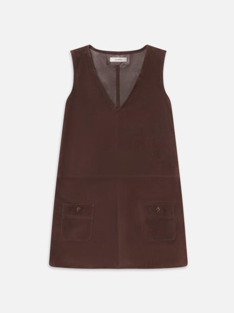 FRAME The Suede Safari Tent Dress