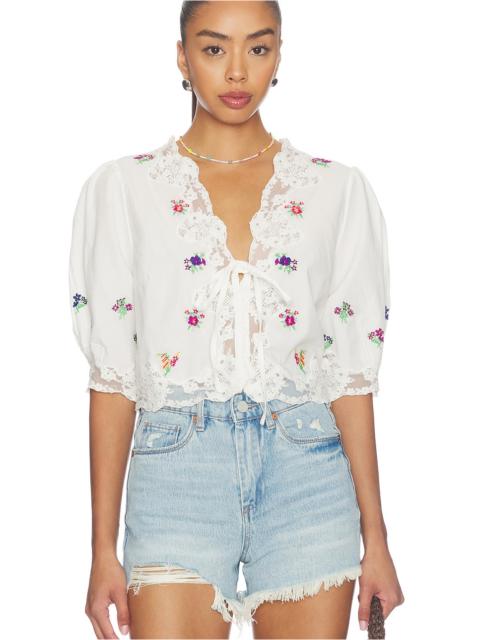RIXO Ursula Top