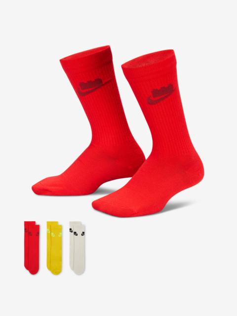 Nike Nike x LEGO® Collection Everyday Essentials Crew Socks (3 Pairs)